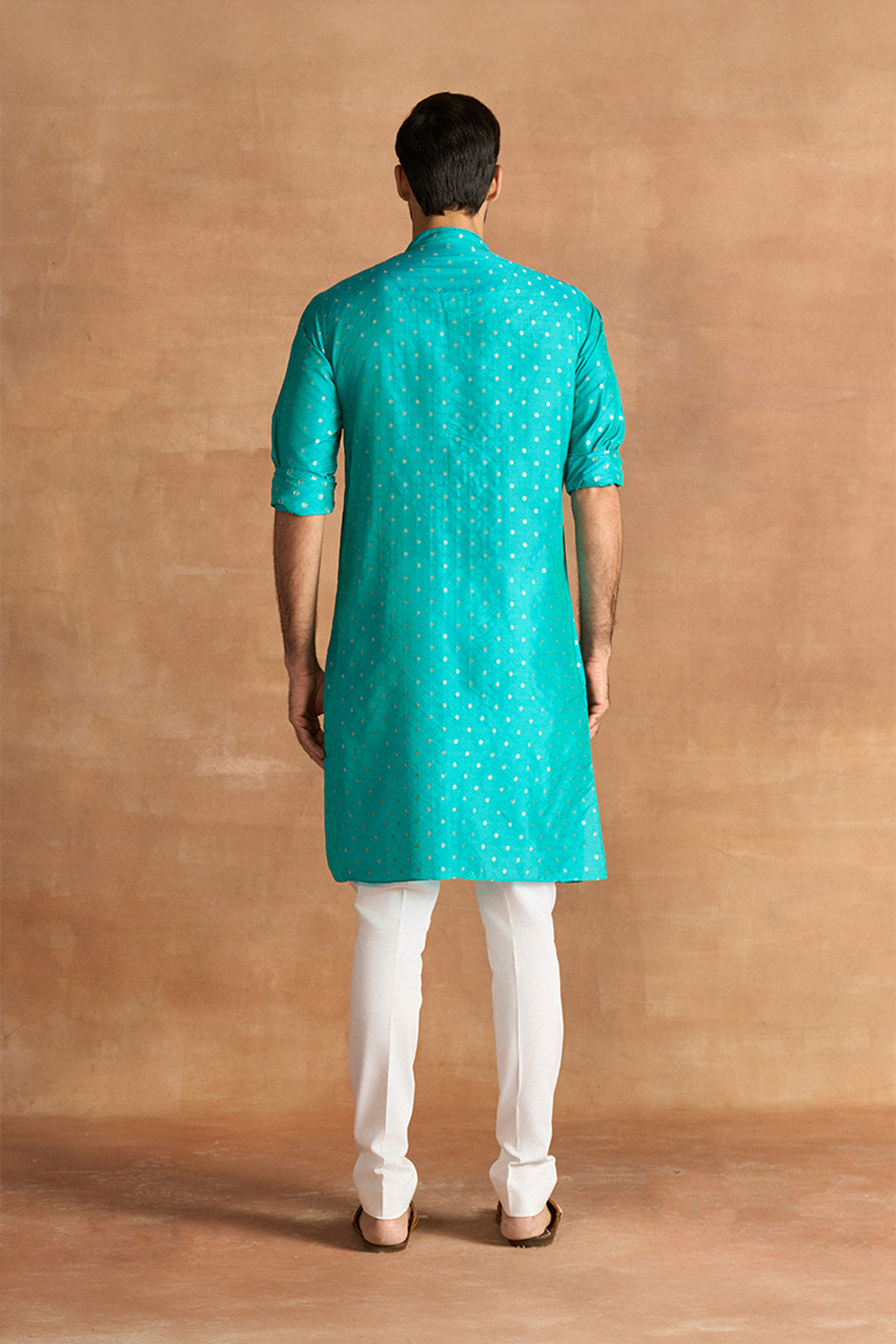 KURTA TURQ GOLD
