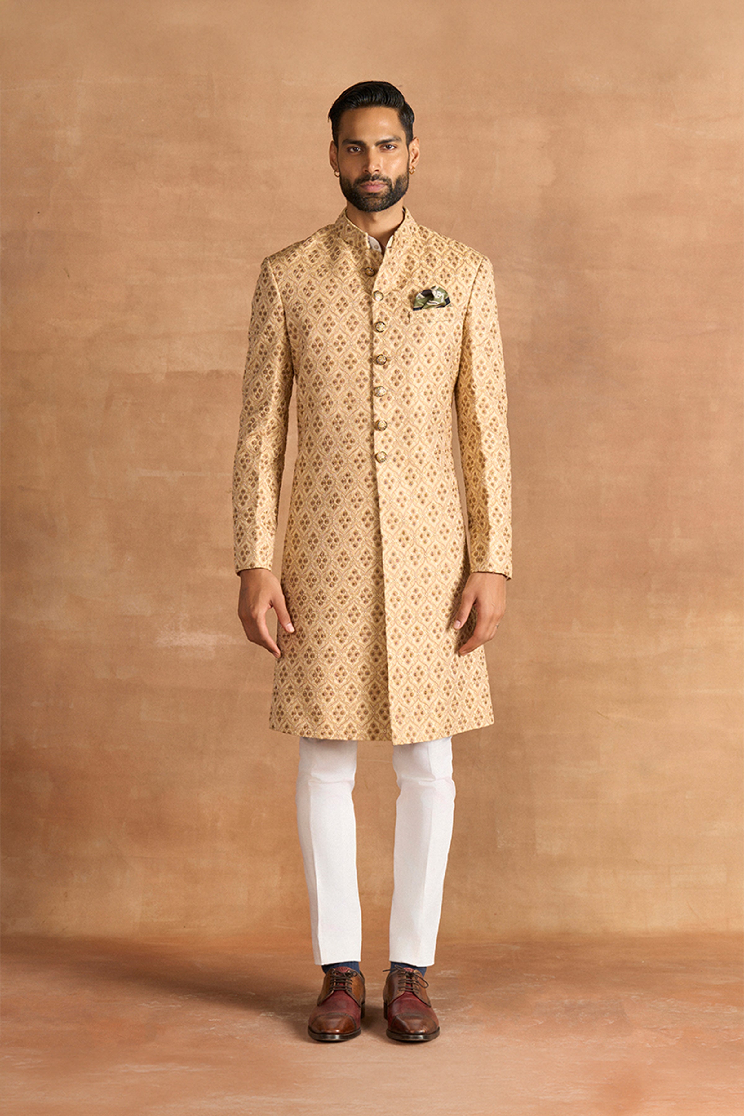 SHERWANI GOLD