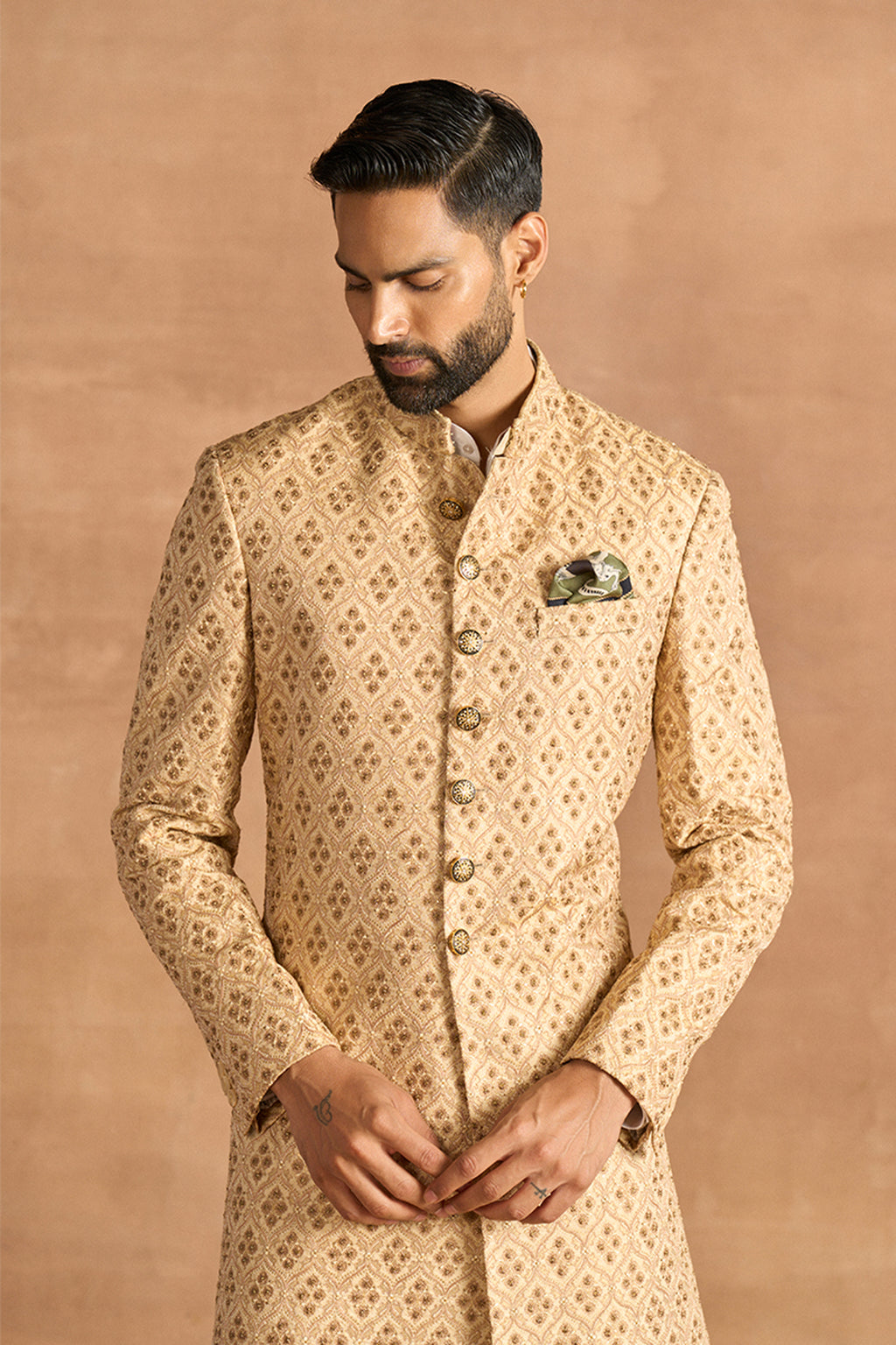 SHERWANI GOLD