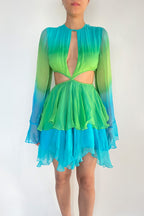 Dress Green Blue