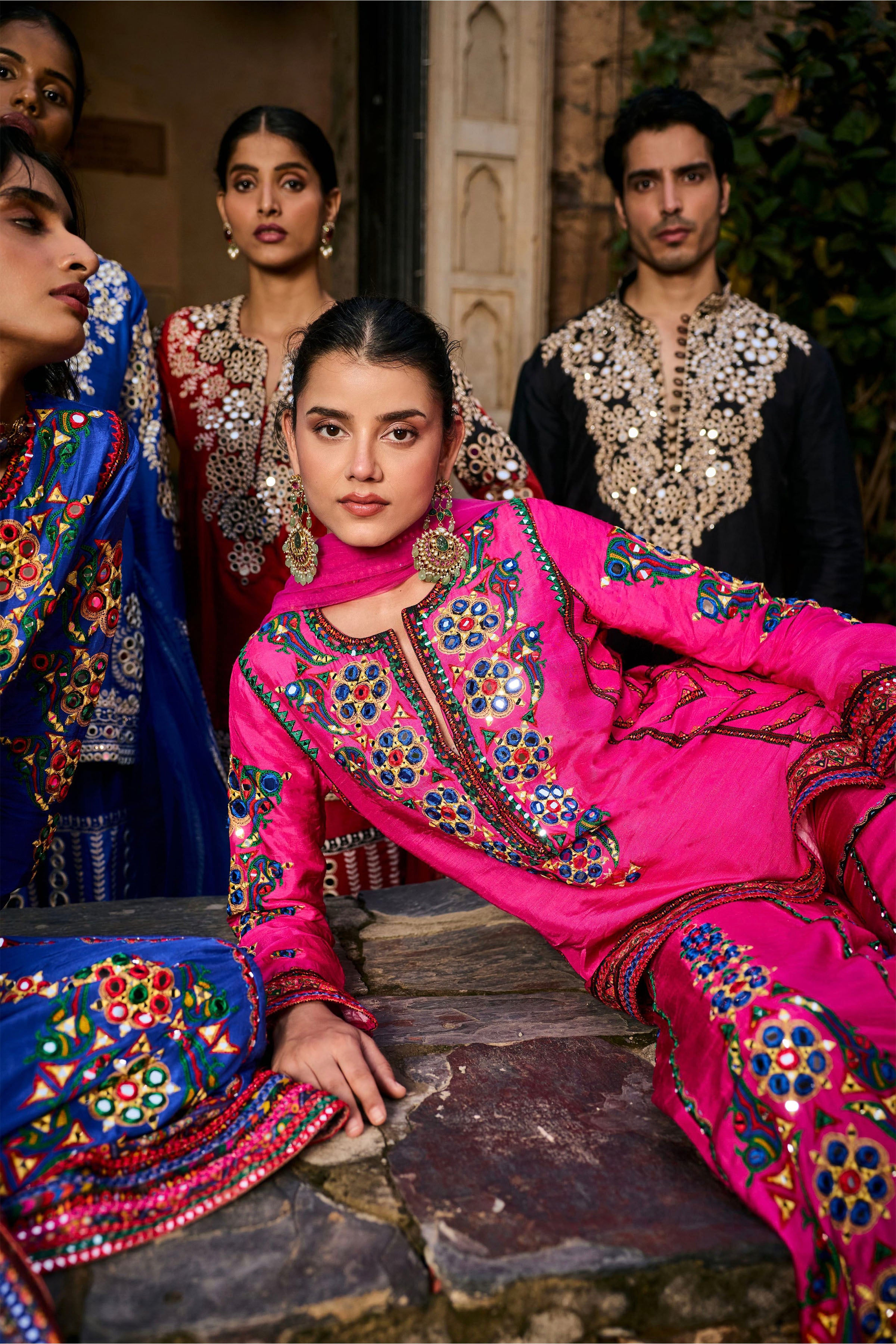 SHARARA KURTA DUPATTA PINK
