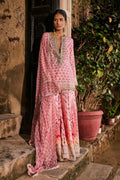 KURTA SHARARA DUPATTA BLUSH PINK PINK
