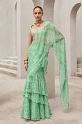 Darpe Saree Blouse Pista Green