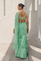 Darpe Saree Blouse Pista Green