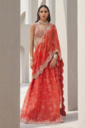 Drape Saree Blouse Coral