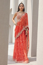 Drape Saree Blouse Coral