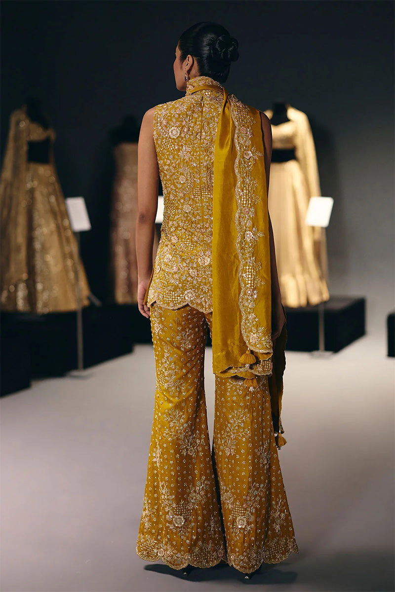 Kurta Pant Dupatta Yellow