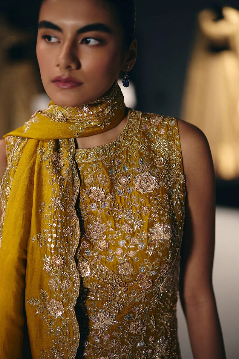 Kurta Pant Dupatta Yellow