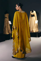 Skirt Blouse Cape Yellow
