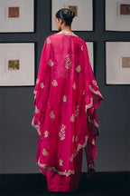 Skirt Corset Cape Fuschia
