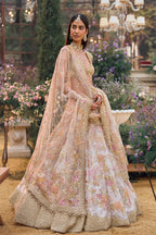 Lehenga Blouse Dupatta Cream-Gold