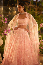 Lehenga Blouse Dupatta Candy Pink