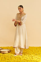 KAFTAN SALWAR IVORY