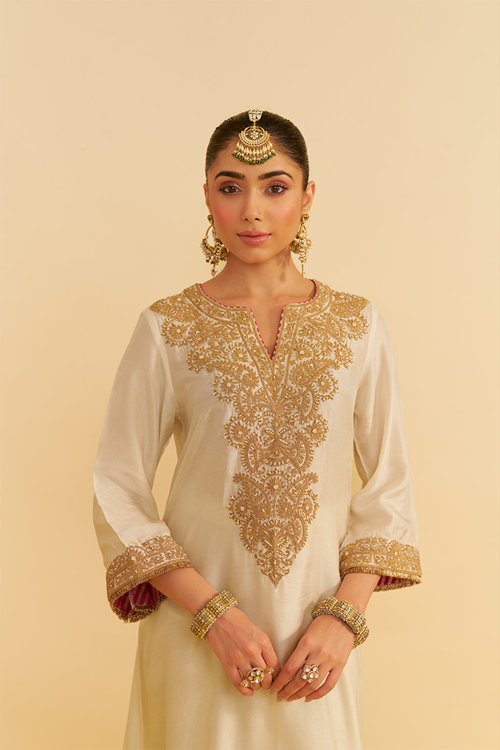 KAFTAN SALWAR IVORY