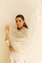 KURTA DHOTI DUPATTA BLUSH PINK IVORY YELLOW