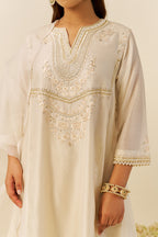 CHAUGA SALWAR DUPATTA BLUSH PINK IVORY