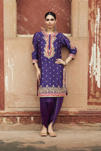 KURTA PANT DUPATTA PURPLE