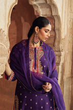 KURTA PANT DUPATTA PURPLE
