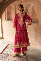 Kurta Pant Dupatta Hot Pink