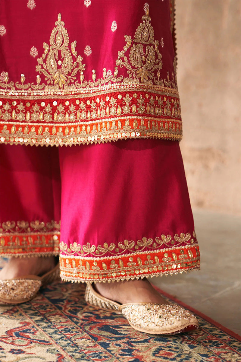 Kurta Pant Dupatta Hot Pink