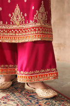 Kurta Pant Dupatta Hot Pink