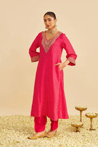 Kurta Pant Hot Pink