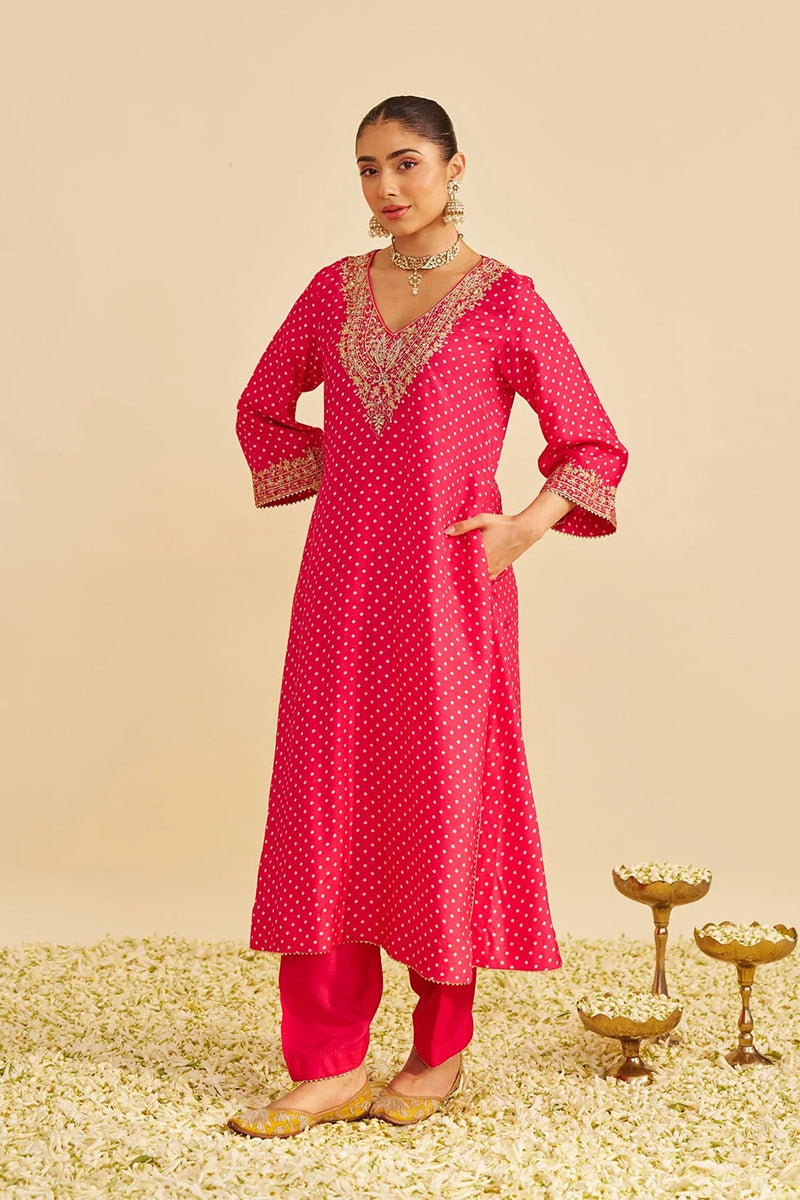 Kurta Pant Hot Pink