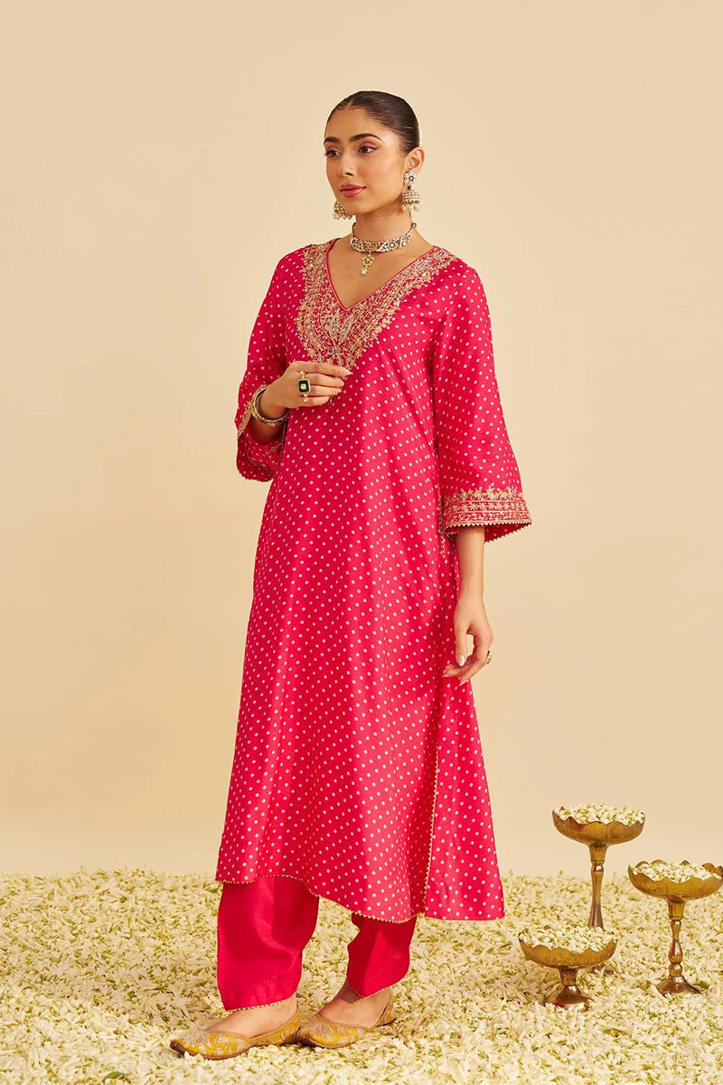 Kurta Pant Hot Pink