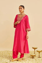 Kurta Pant Hot Pink