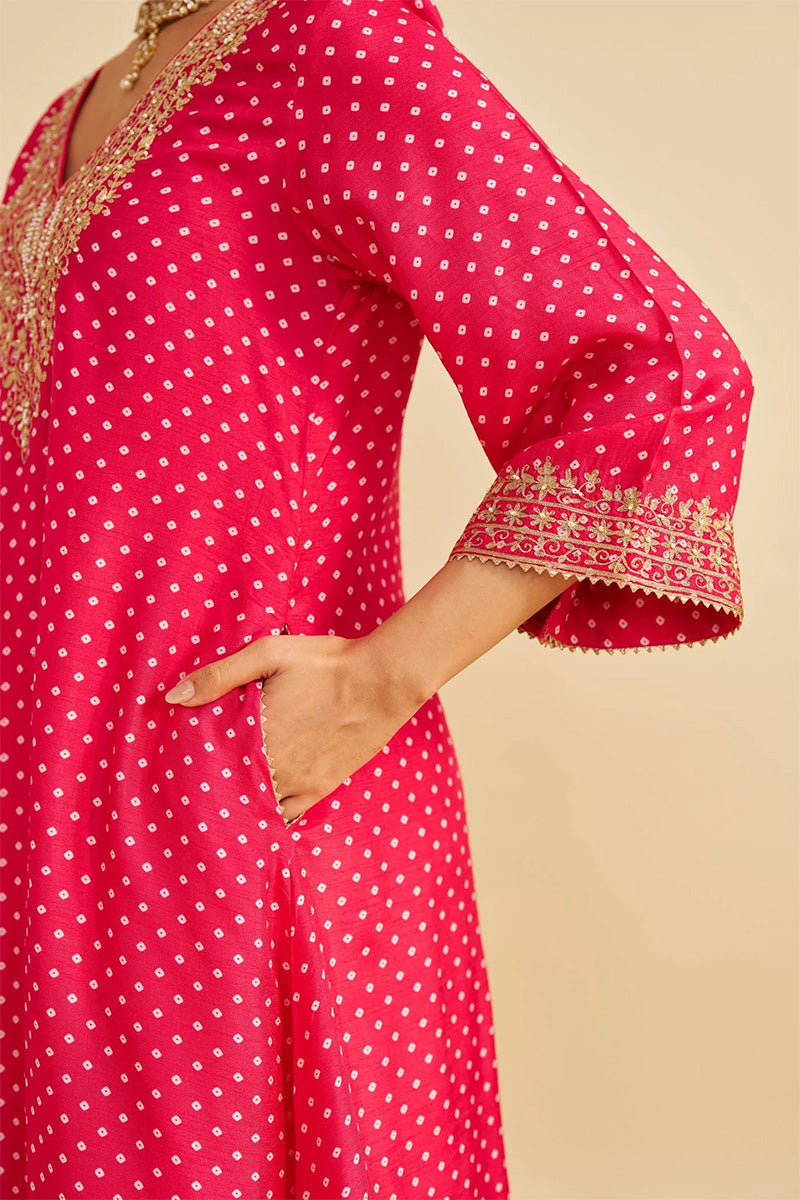 Kurta Pant Hot Pink