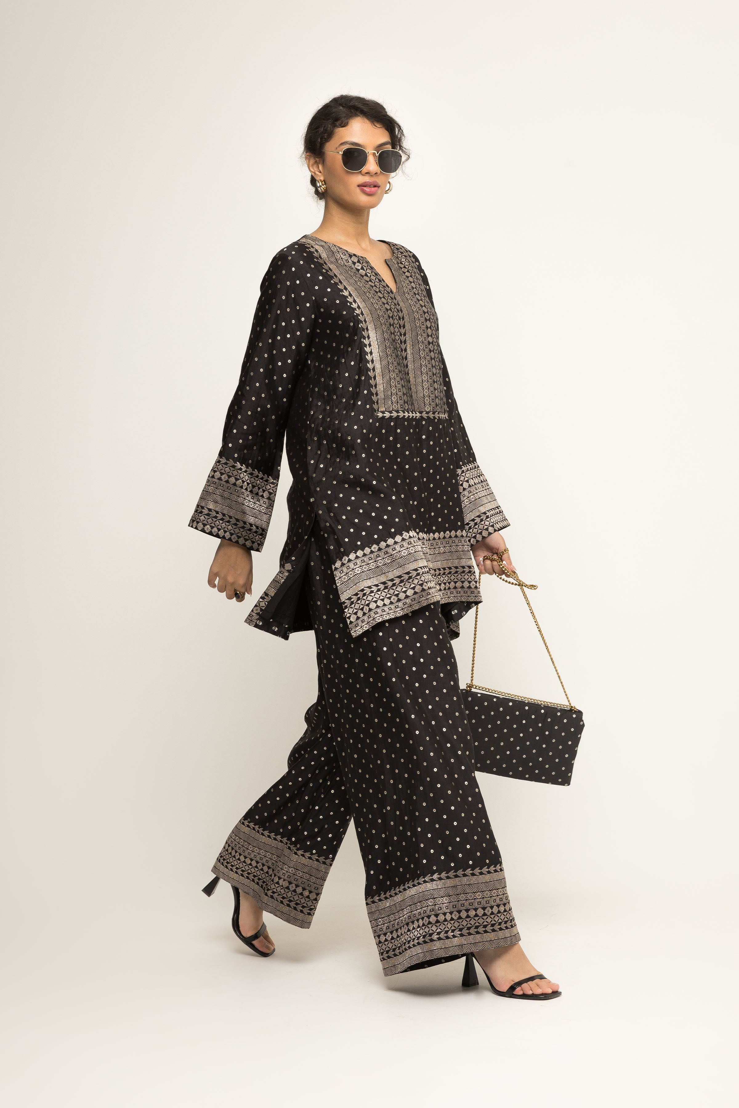 Black Kurta