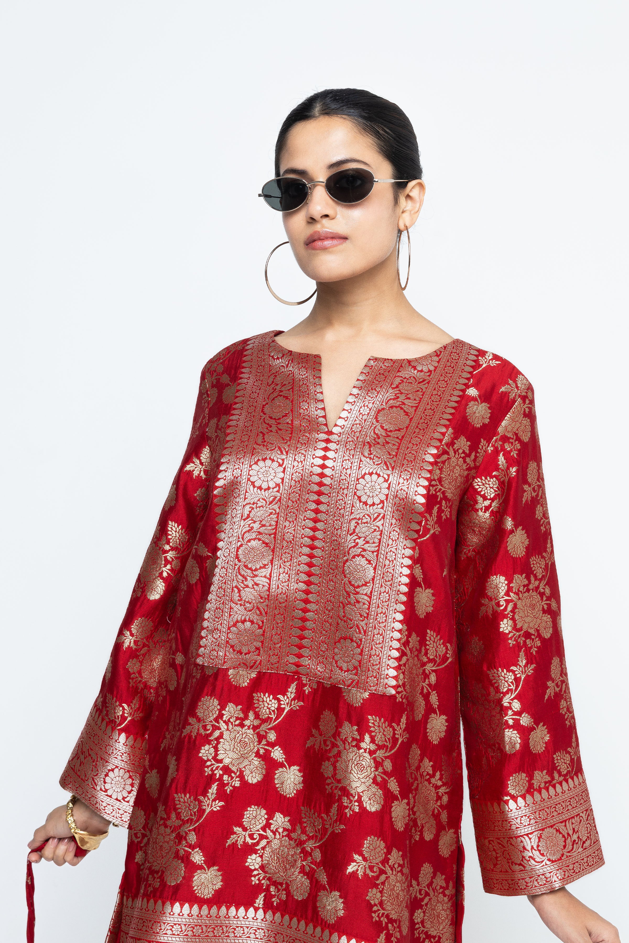 Red Kurta