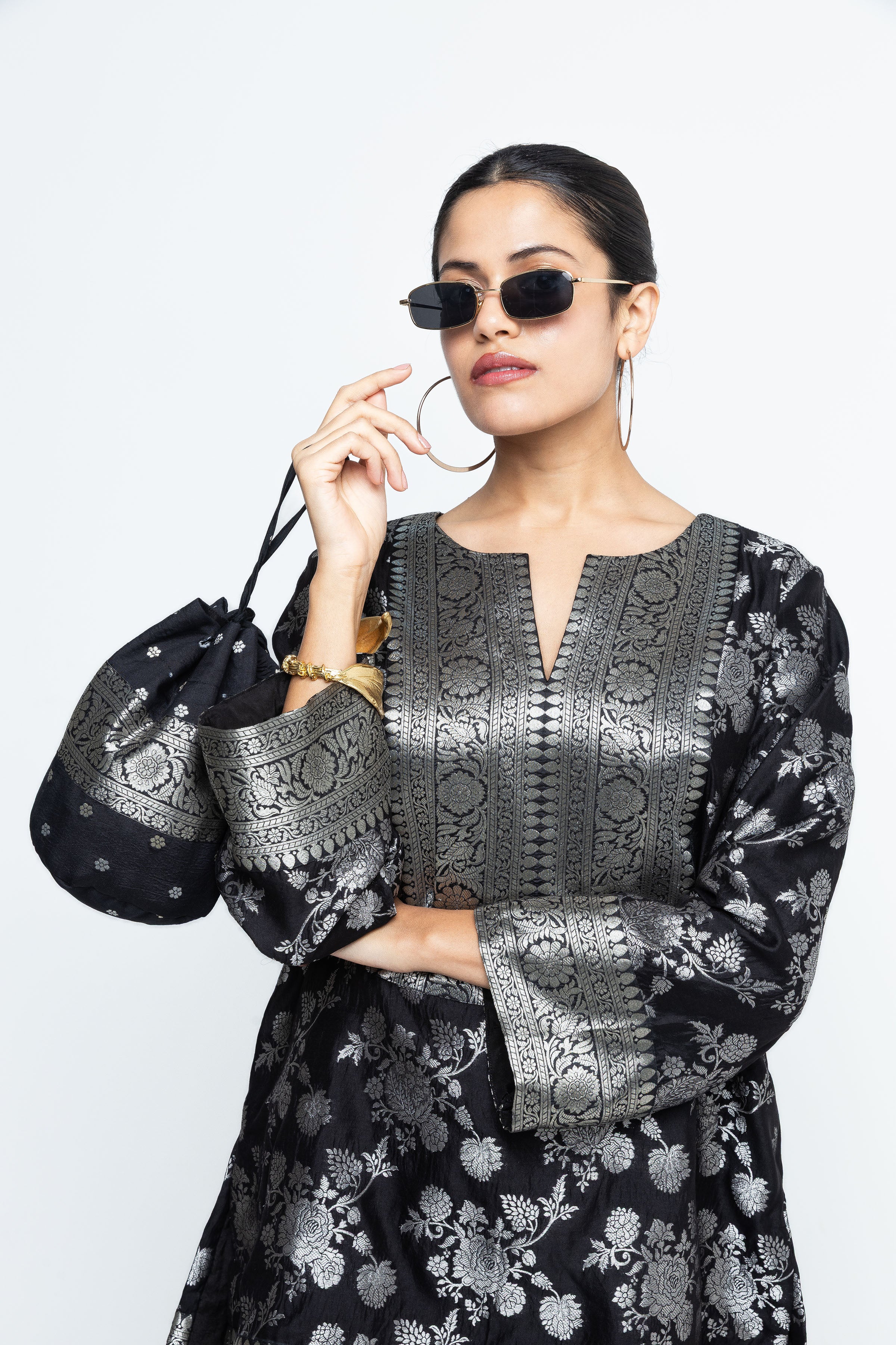 Black Kurta