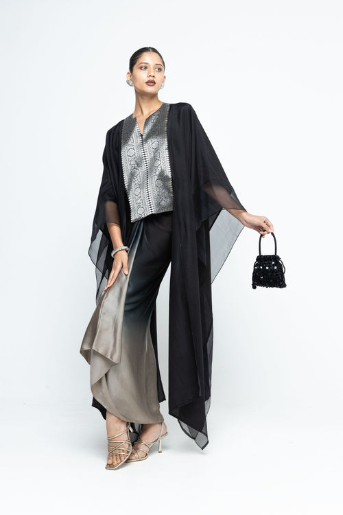 Black Cape Set