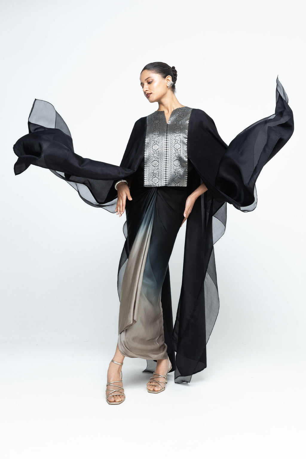 Black Cape Set
