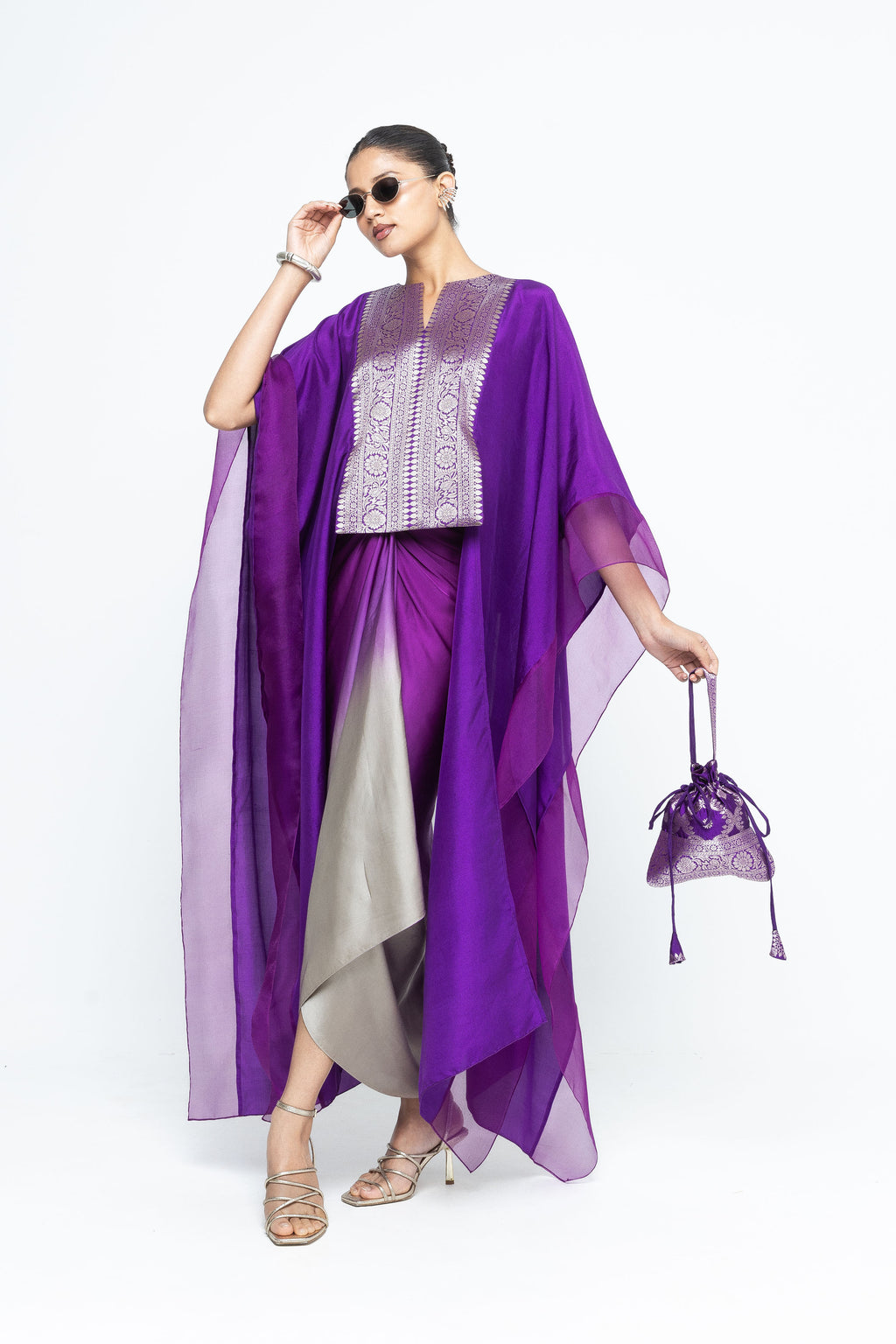 Purple Cape Set