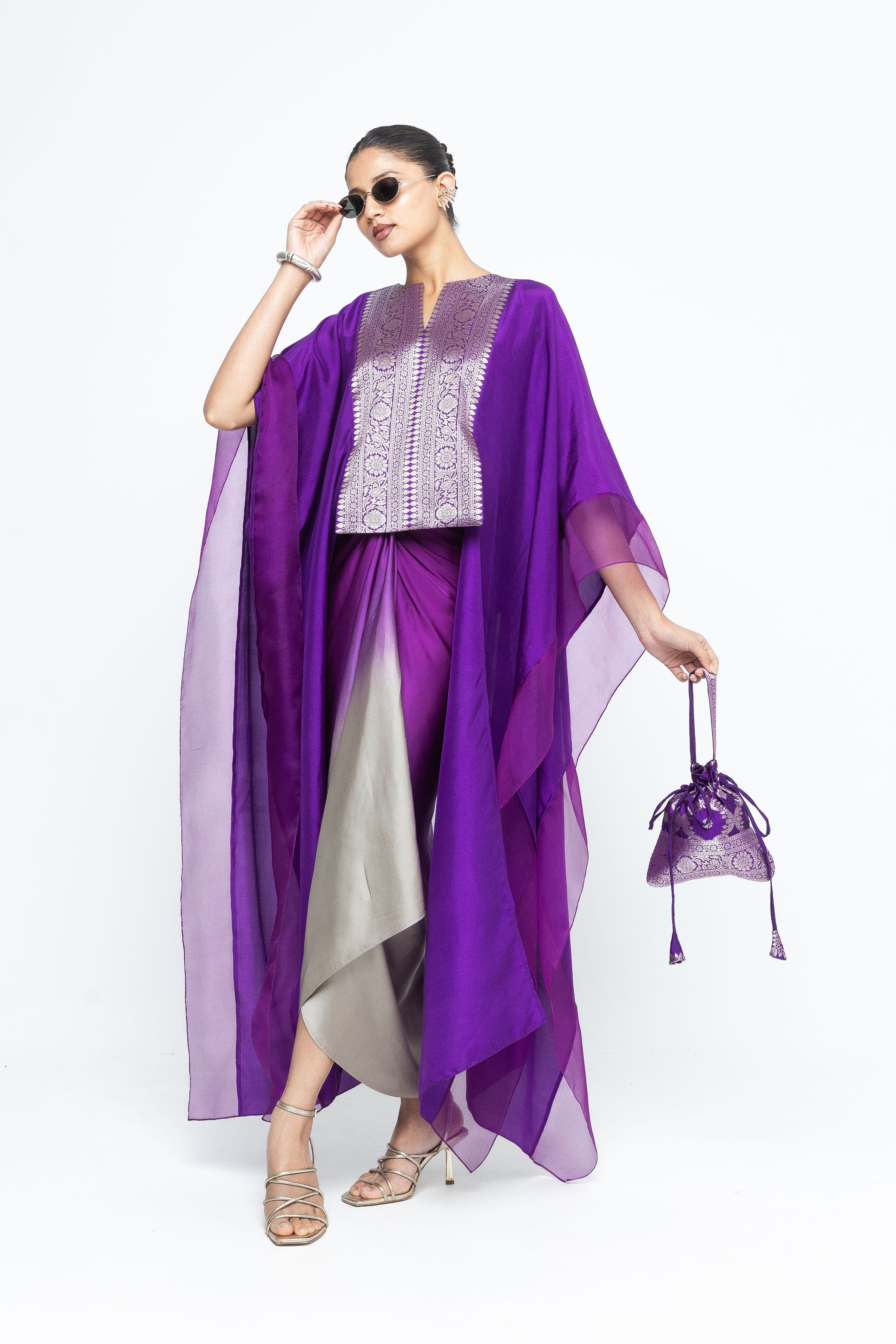 Purple Cape Set
