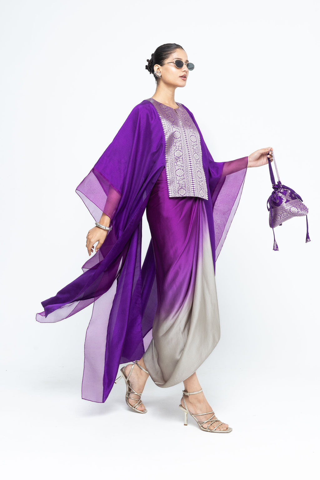 Purple Cape Set