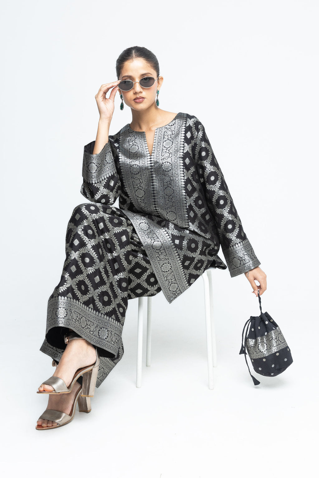 Black Kurta