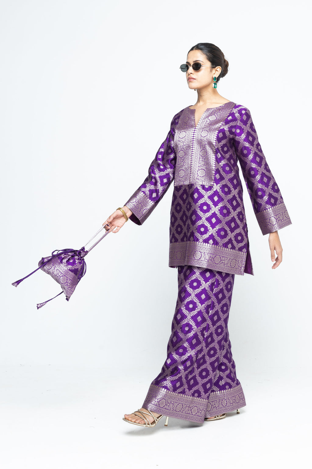 Purple Kurta