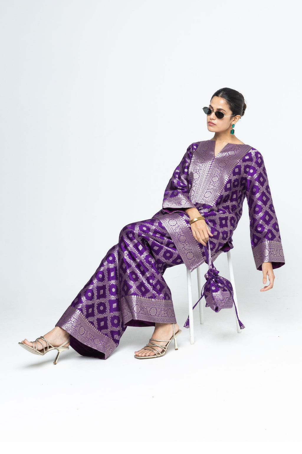 Purple Kurta