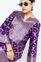 Purple Kurta