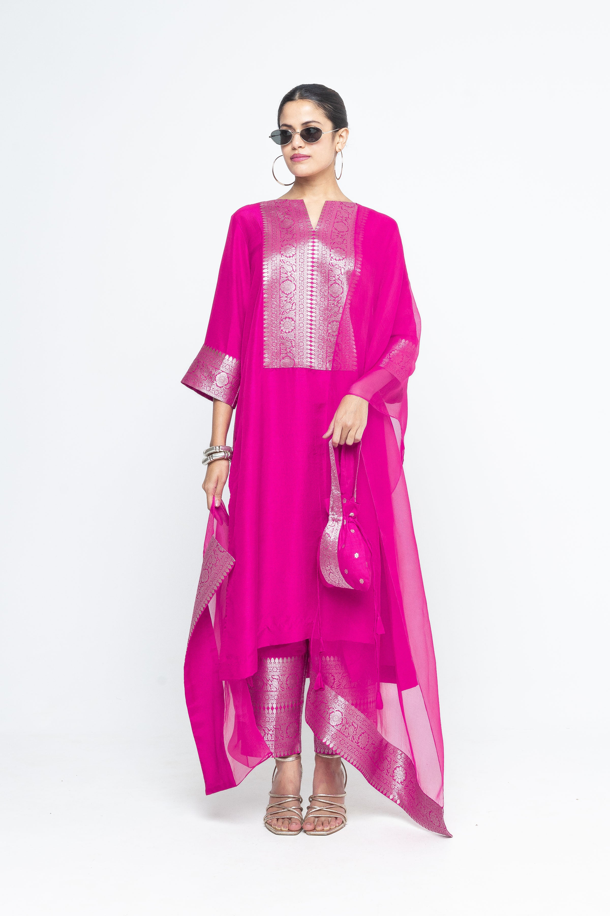 Pink Kurta