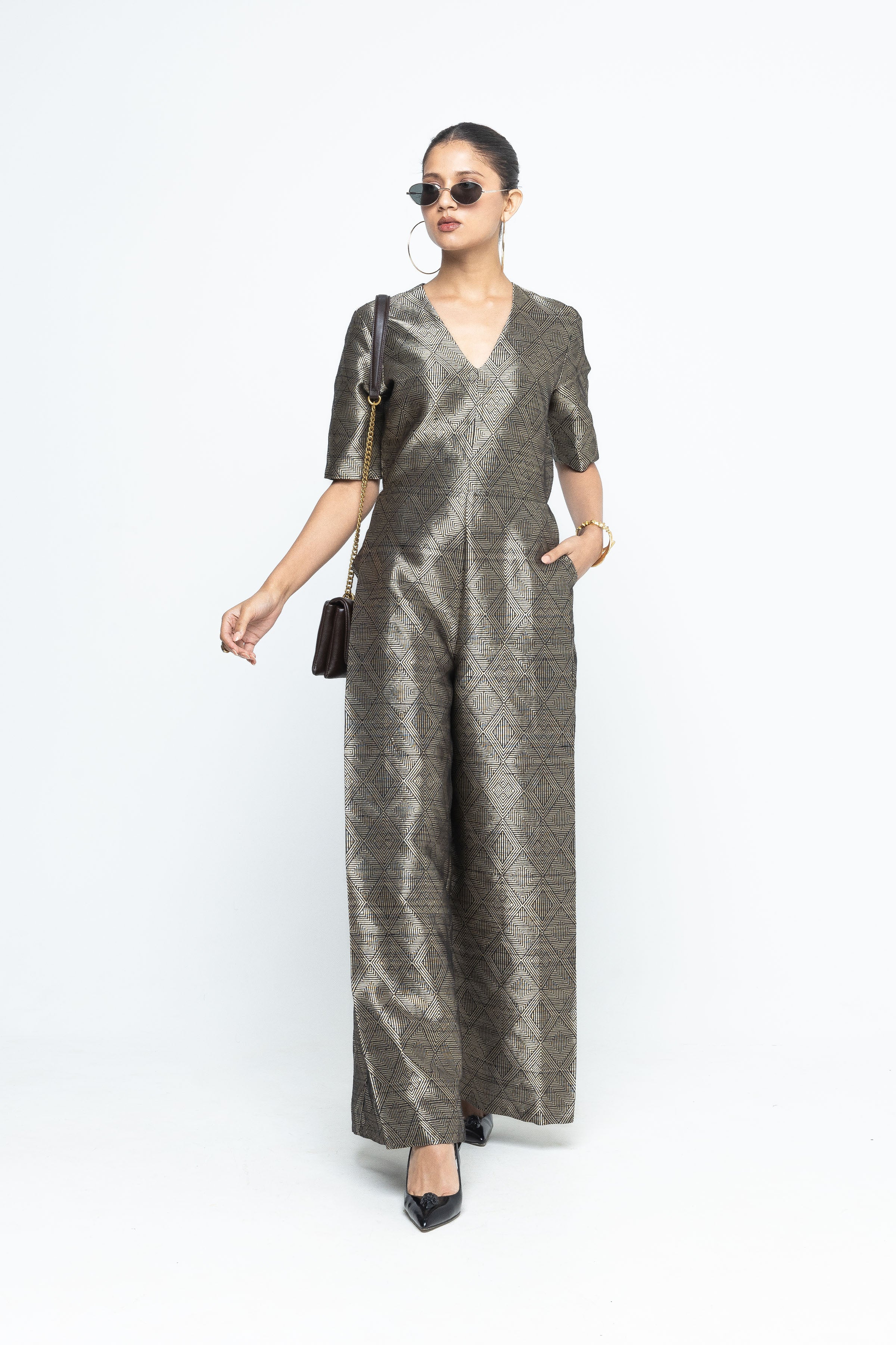 Black Gold Jumpsuit
