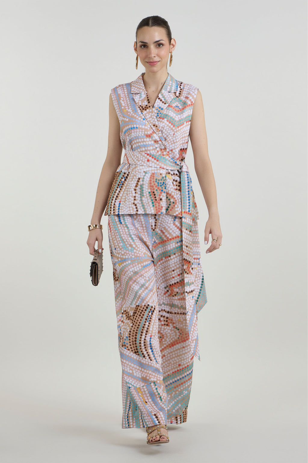 Blazer Pant Belt Multicolor