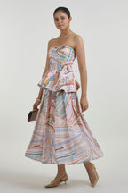 Skirt Peplum Multicolor
