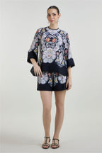 Tunic Top Shorts Black