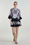 Tunic Top Shorts Black