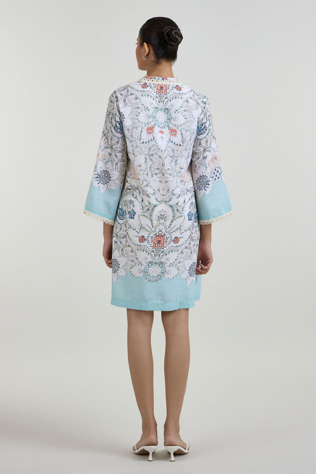 Dress White-Teal