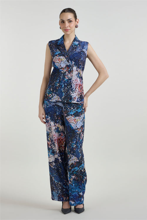 Blazer Pant Multicolor